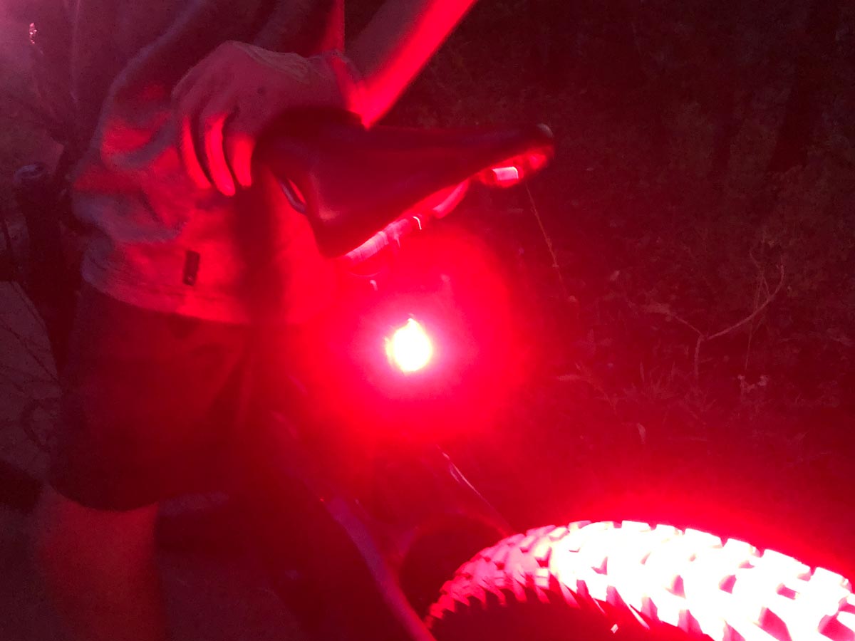 The rear Flare RT light from Bontrager