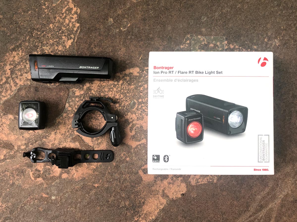 Bontrager Ion Lights with packaging