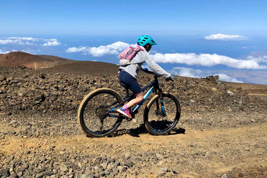 MTB With Kids - Maui Skyline Trail