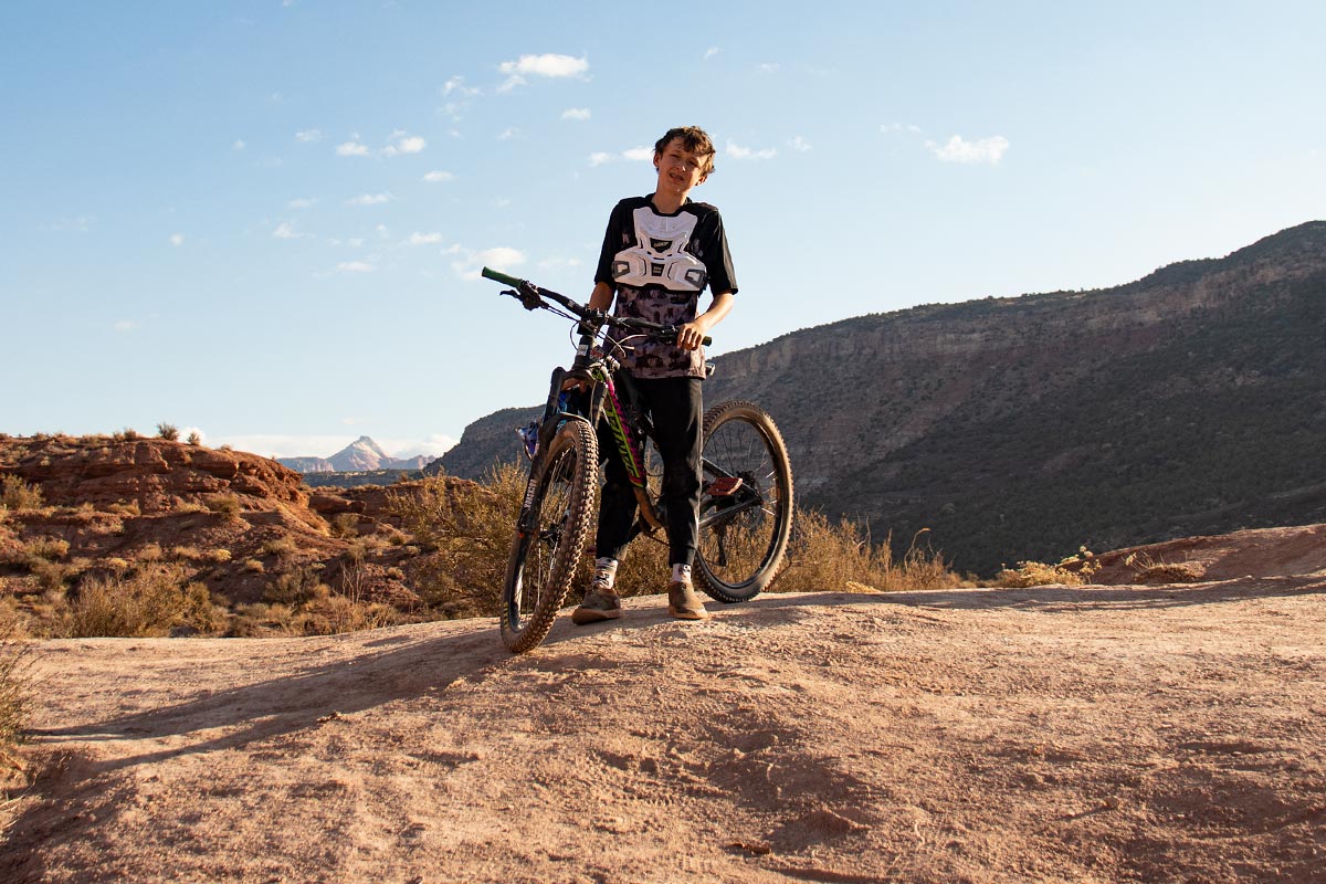 Taking time for a photo in the desert