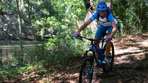 Cecelia Potts mountain biking