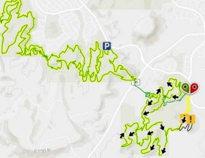 Phillip S. Miller/Ridgeline Open Space map