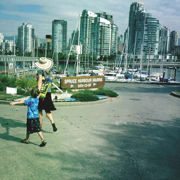 Taking a stroll in Vancouver