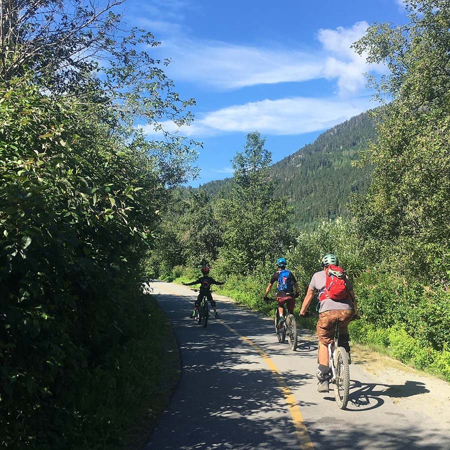 Close to Rainbow Park on the Whistler Valley Trail System