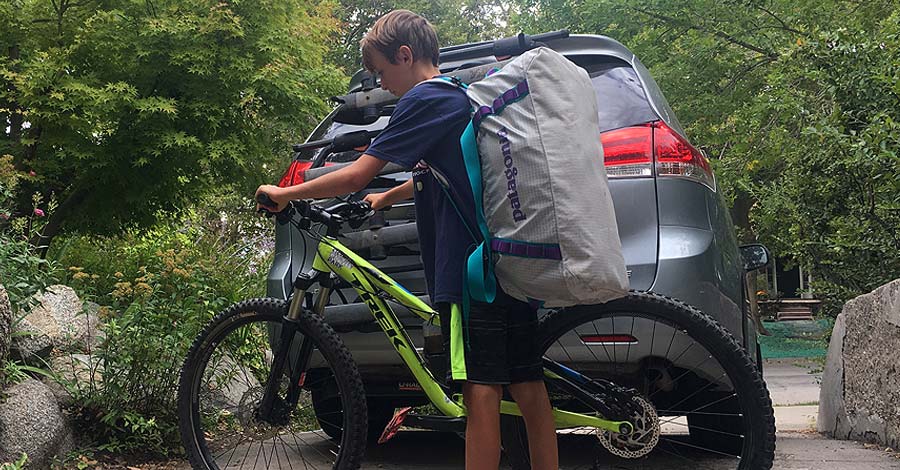 bicycle duffel bag