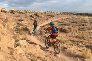 Beginner mountain bike rides in Moab