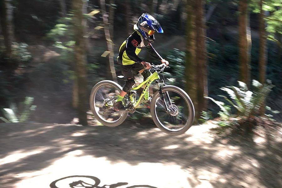 Visting Coast Gravity Park with Kids - Mountain Biking with Kids