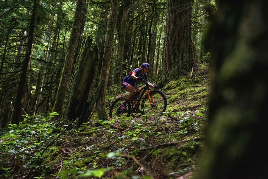 Hannah Rae Finchamp - BC Bike Race, loam