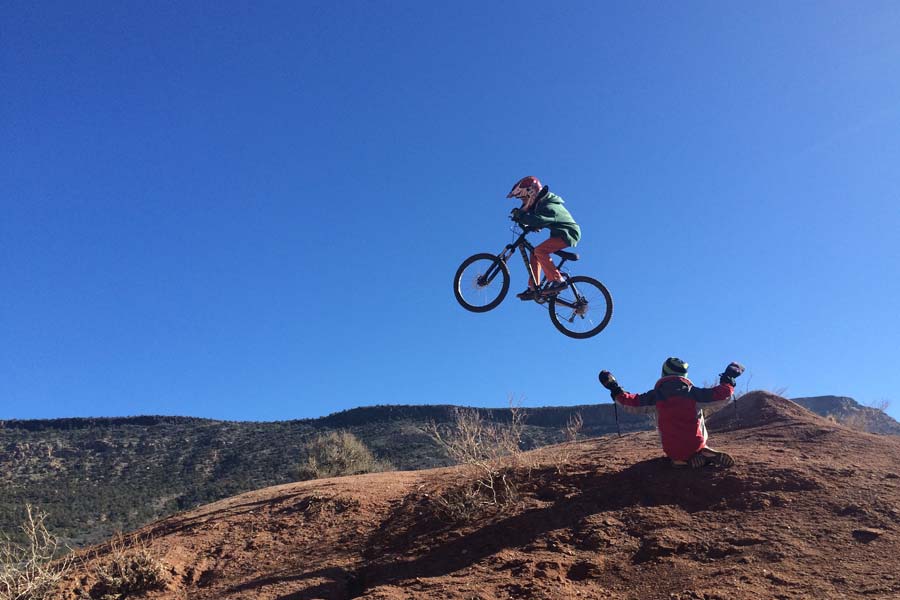 mountain bike jump