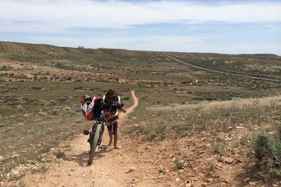 Mountain biking builds grit