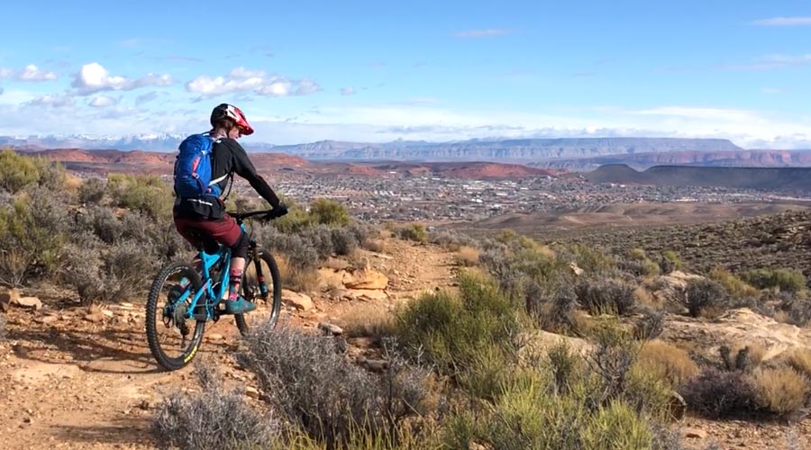 Barrel Roll - one of the best mountain bike trails in St. George, Utah