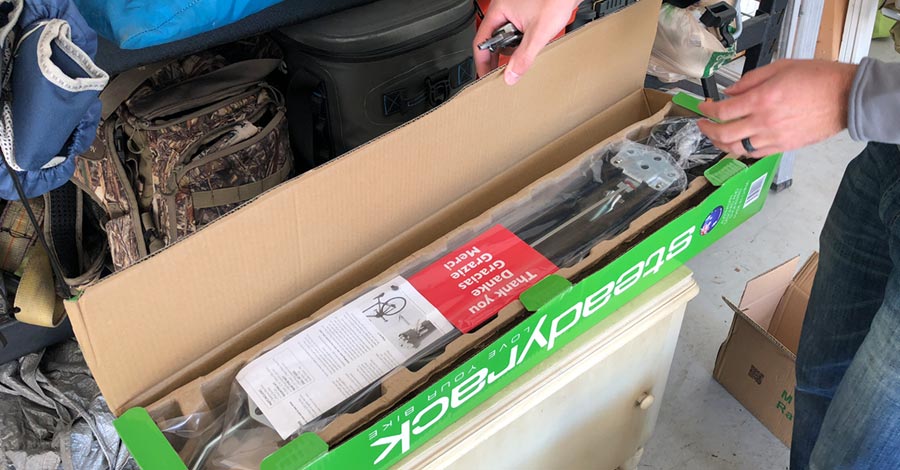 Unboxing the Steadyrack for mountain bikes