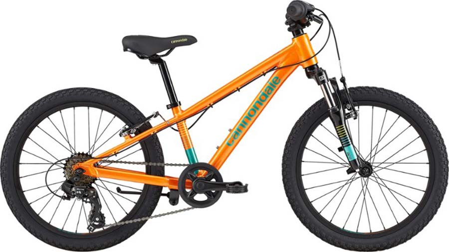 orange 20 inch bike