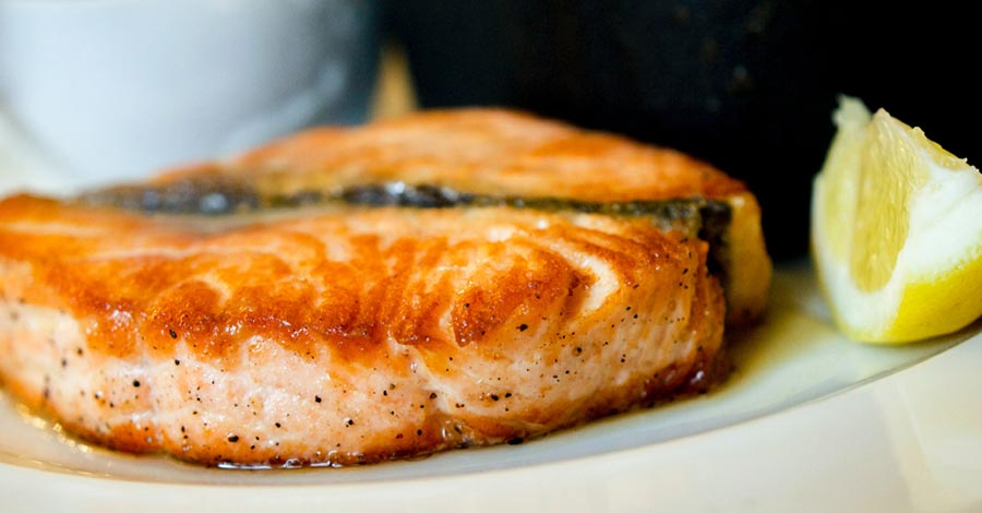 Choose salmon for healthy fats