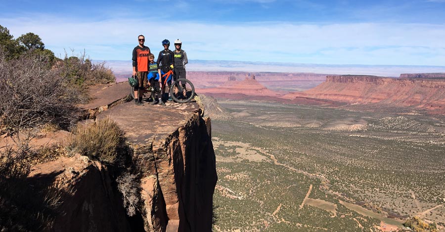 Mountain biking the Whole Enchilada with kids