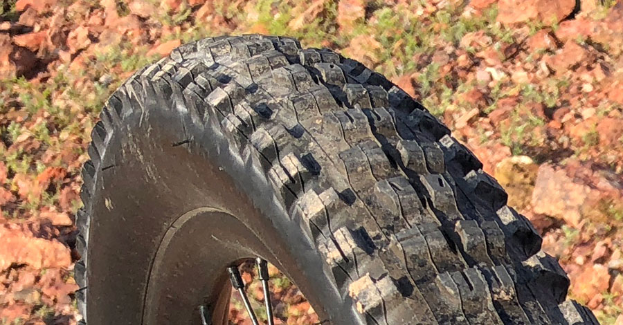Maxxis tire close-up