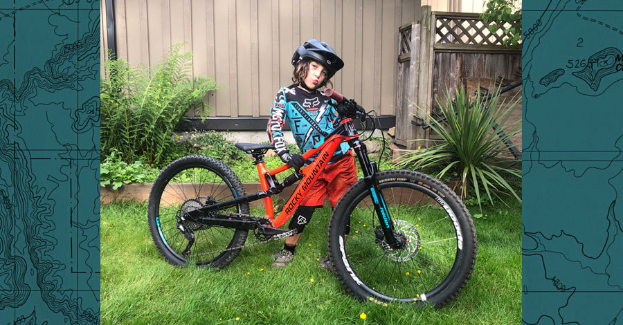 Hestler son and his Rocky Mountain Reaper