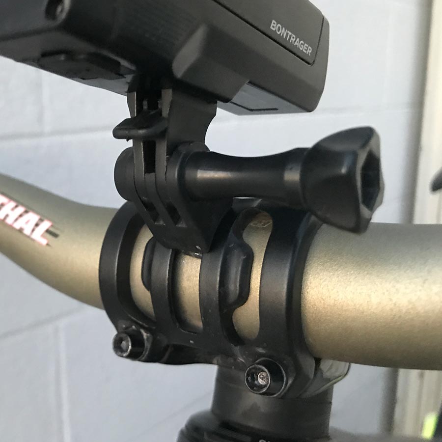 Light attached to the PNW Components Range stem