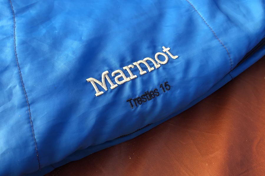 Detail - Marmot sleeping bag