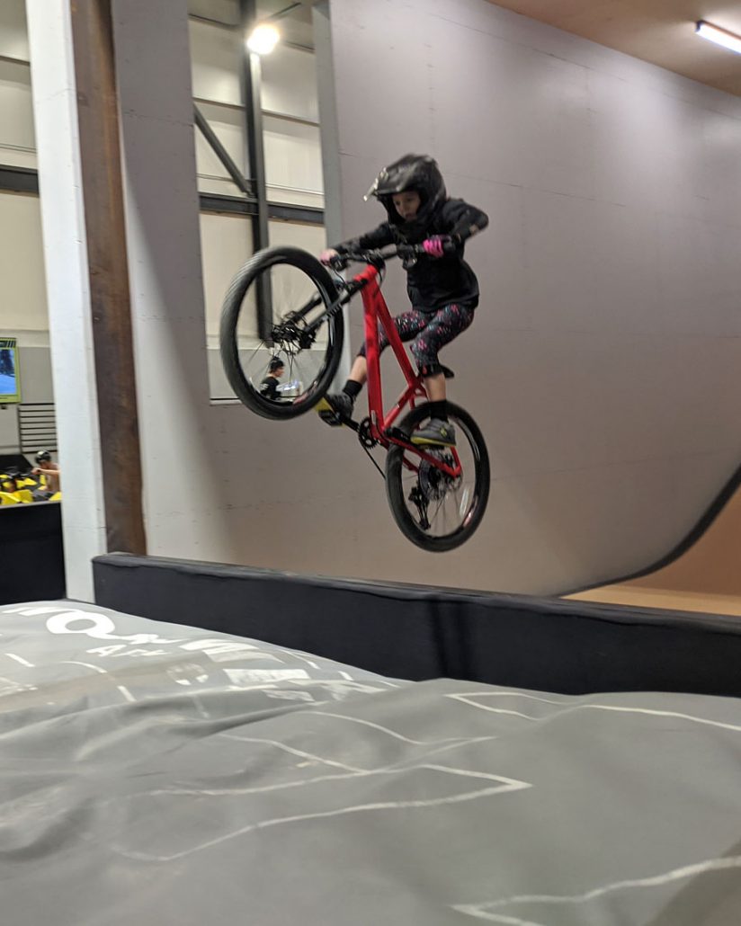 airbagjump Mountain Biking With Kids