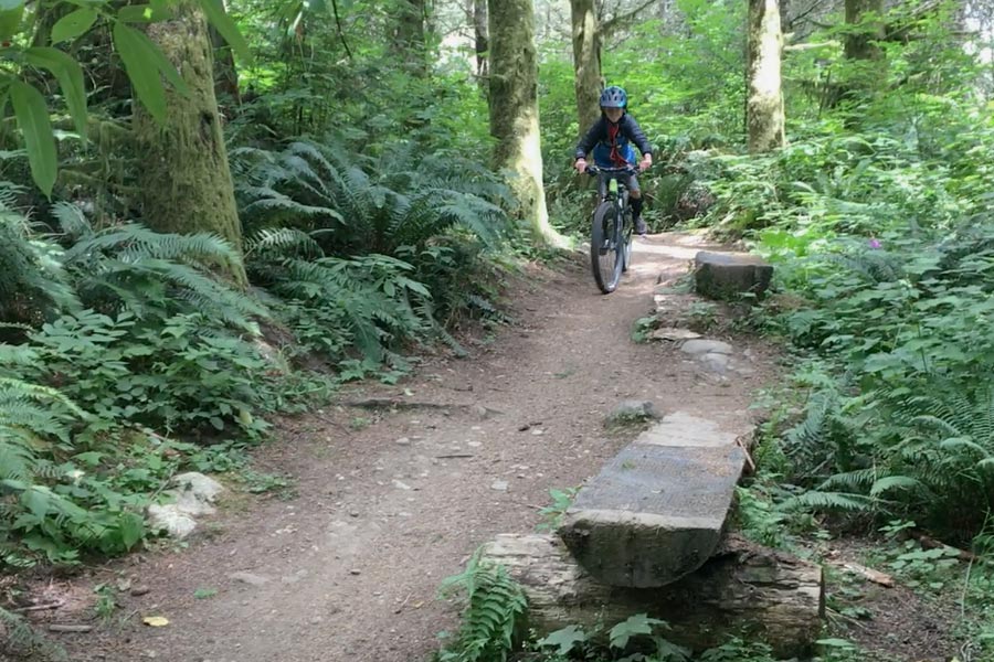 Getting back to Pipeline Road on Galbraith Mountain in Bellingham, WA