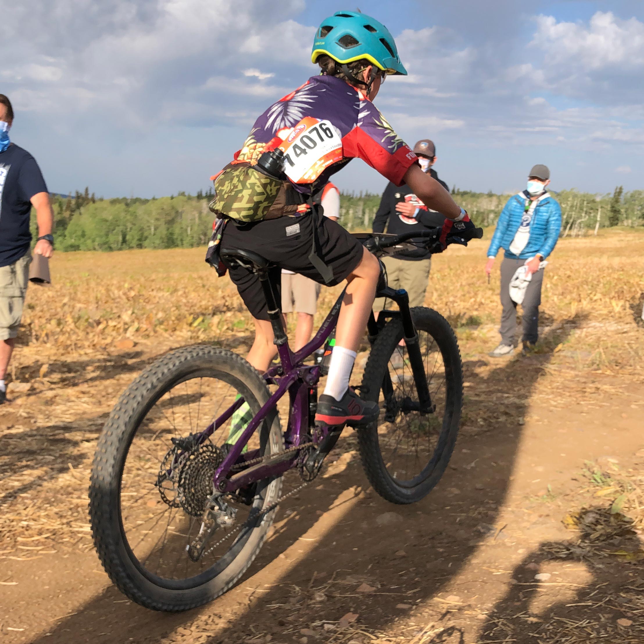 Racing with the Camelbak Flow/Podium hip pack