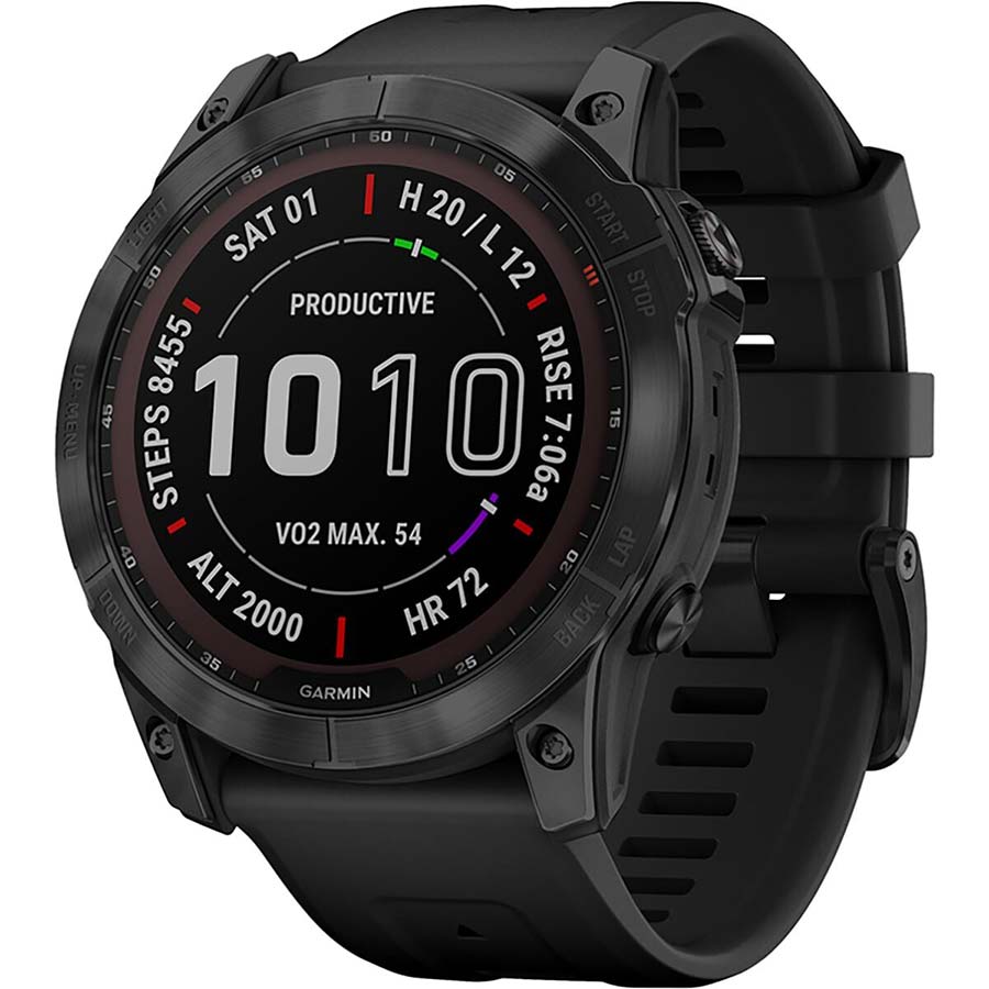 Garmin fenix 7X Sapphire Solar Smartwatch gift for MTB dad